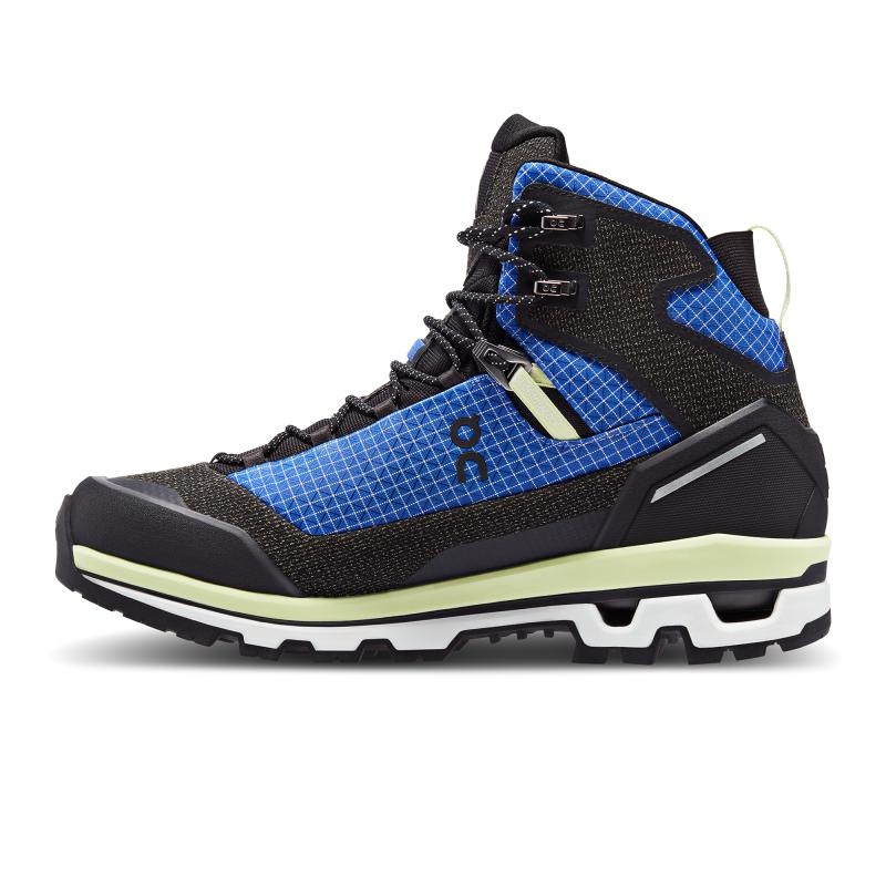 On Running Cloudalpine Waterproof Men's Hiking Boots Cobalt | Limelight Black Blue | UMPES-7862