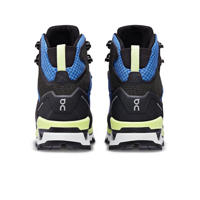 On Running Cloudalpine Waterproof Men's Hiking Boots Cobalt | Limelight Black Blue | UMPES-7862