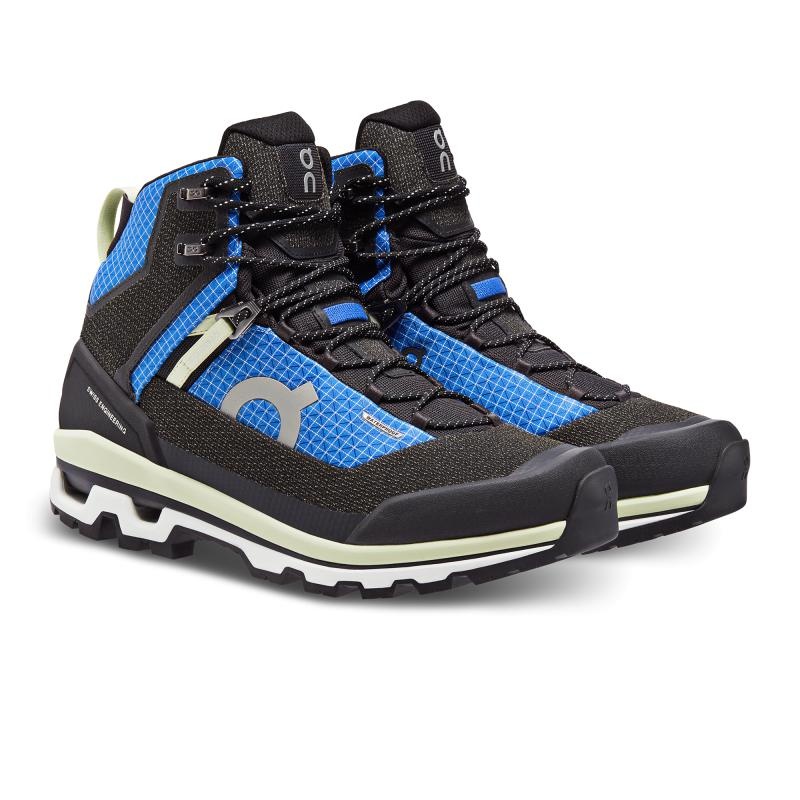 On Running Cloudalpine Waterproof Men's Hiking Boots Cobalt | Limelight Black Blue | UMPES-7862