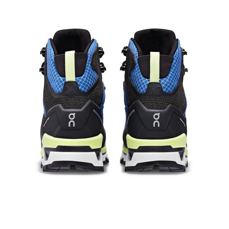 On Running Cloudalpine Waterproof Women's Hiking Boots Cobalt | Limelight Black Blue | IHRDQ-3924