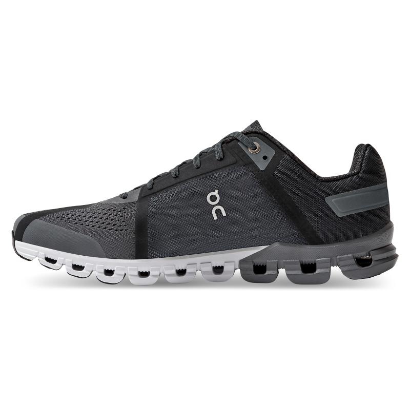 On Running Cloudflow Men's Competition Running Shoes Black | Asphalt | DPHBC-1546