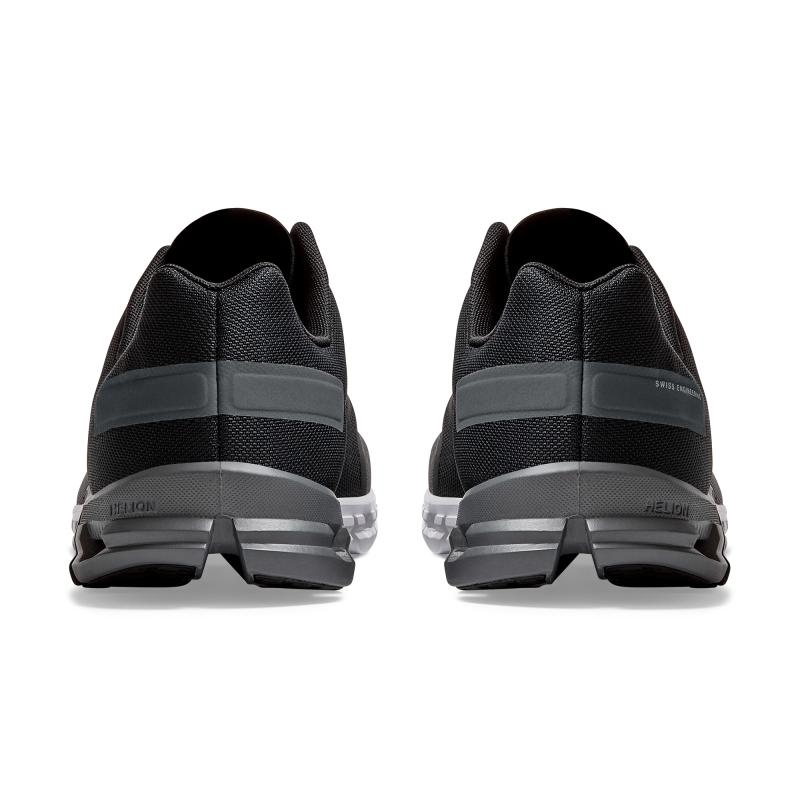 On Running Cloudflow Men's Competition Running Shoes Black | Asphalt | DPHBC-1546