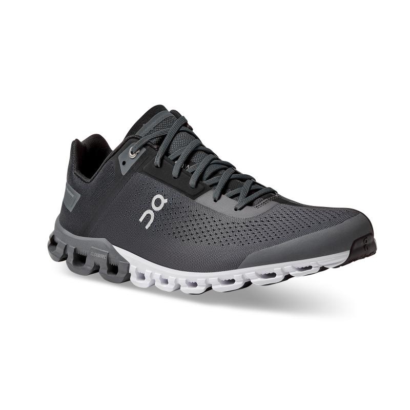 On Running Cloudflow Men's Competition Running Shoes Black | Asphalt | DPHBC-1546