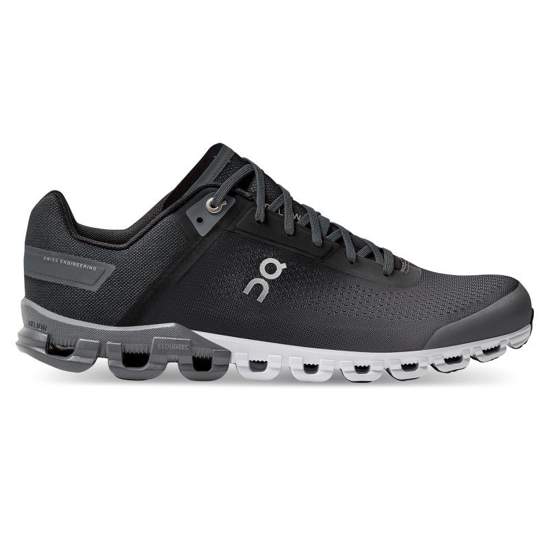 On Running Cloudflow Men\'s Competition Running Shoes Black | Asphalt | DPHBC-1546