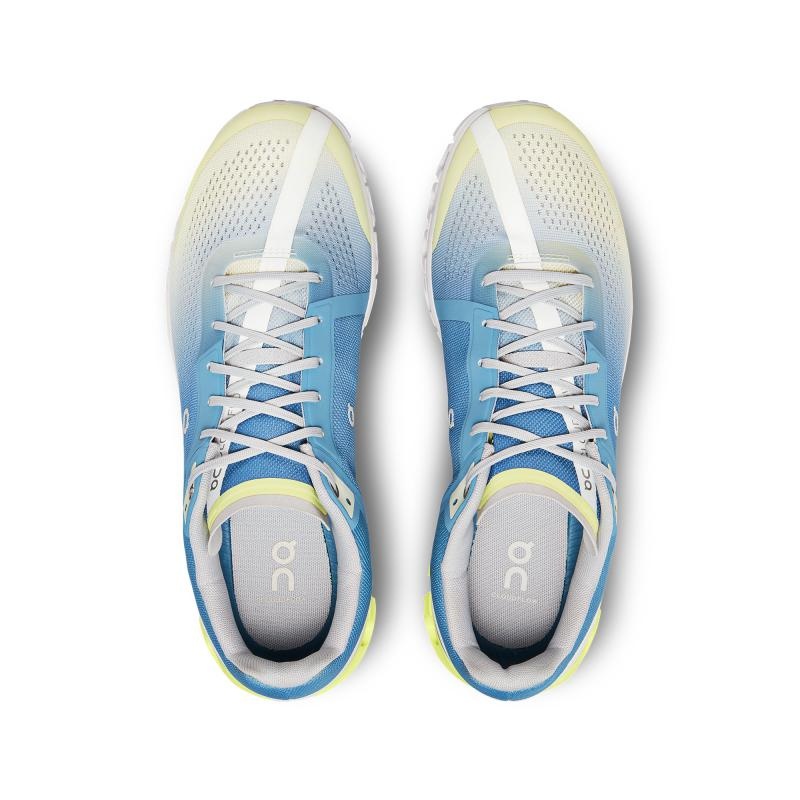 On Running Cloudflow Men's Competition Running Shoes Dust | Seedling Blue | XTBVO-3172