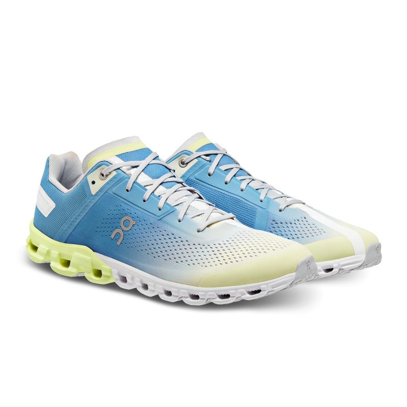 On Running Cloudflow Men's Competition Running Shoes Dust | Seedling Blue | XTBVO-3172