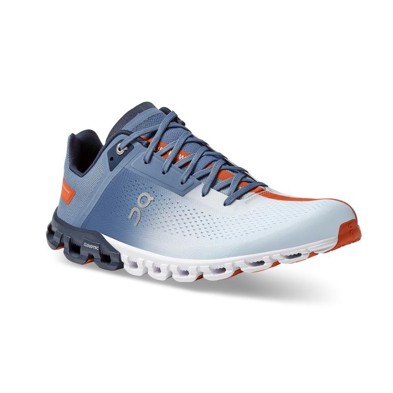 On Running Cloudflow Men's Competition Running Shoes Lake | Flare Blue | XFEZK-4928