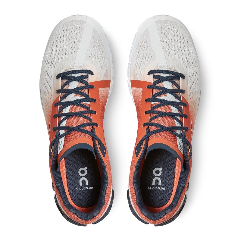 On Running Cloudflow Men's Competition Running Shoes Rust | Eclipse Orange | RTZOH-4873