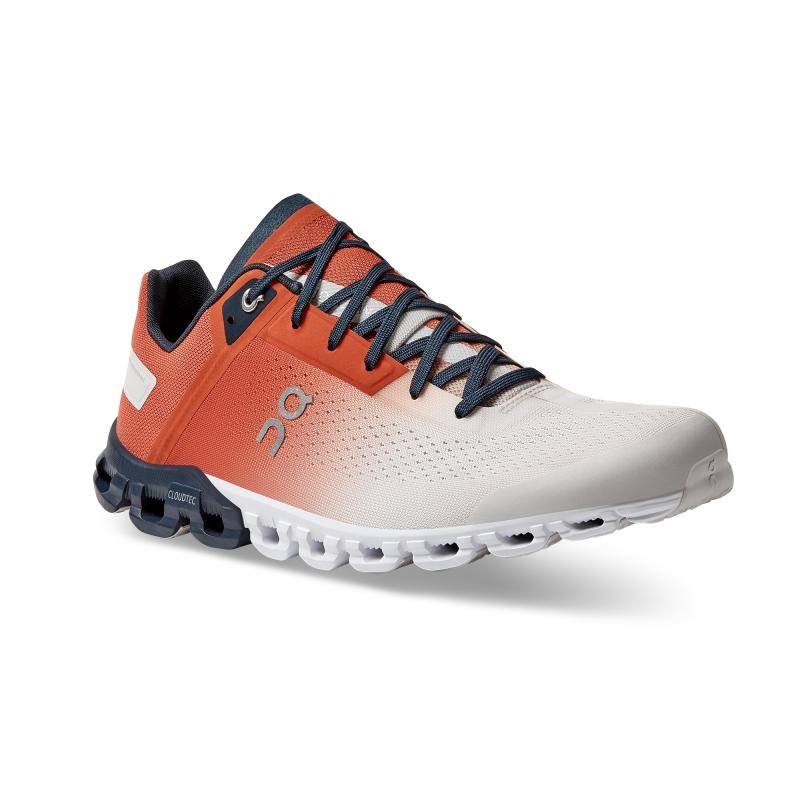 On Running Cloudflow Men's Competition Running Shoes Rust | Eclipse Orange | RTZOH-4873