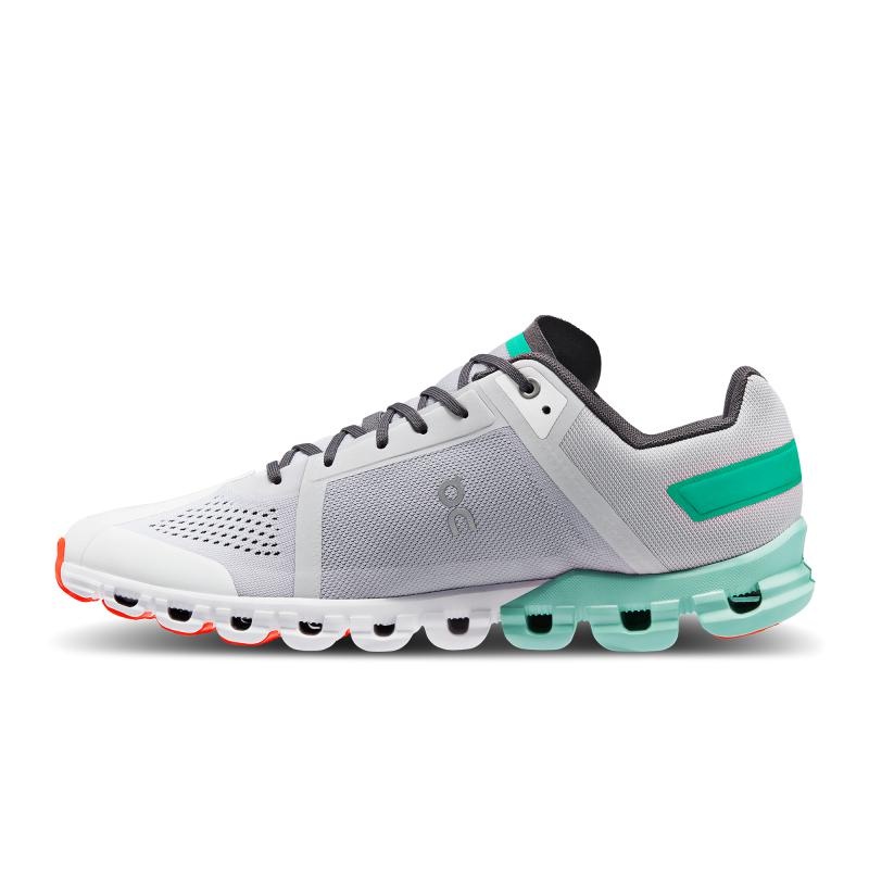 On Running Cloudflow Men's Road Running Shoes Glacier | Creek Grey | QFRVN-5964