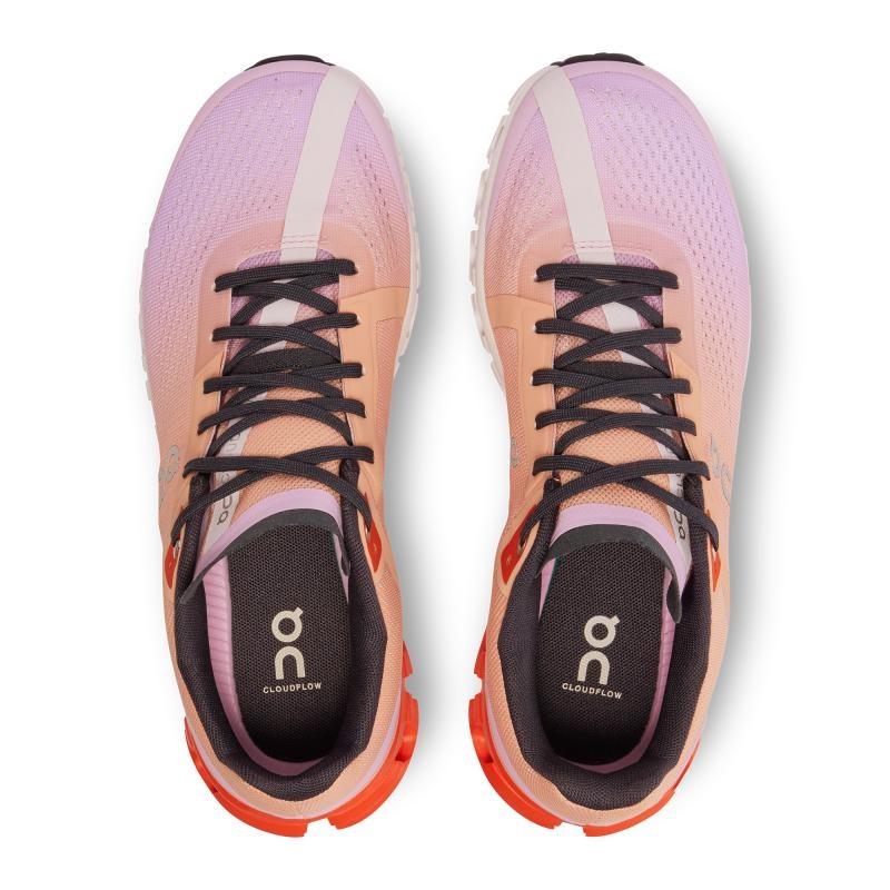 On Running Cloudflow Women's Competition Running Shoes Rose | Fiji | PXRGT-6479