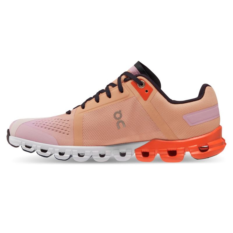 On Running Cloudflow Women's Competition Running Shoes Rose | Fiji | PXRGT-6479