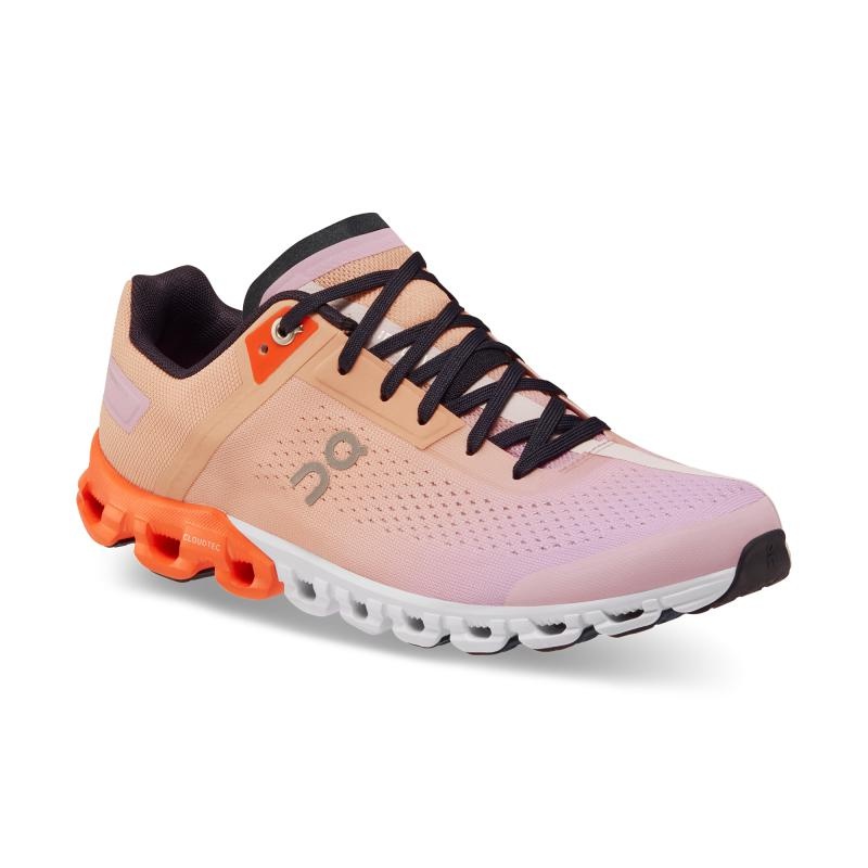 On Running Cloudflow Women's Competition Running Shoes Rose | Fiji | PXRGT-6479