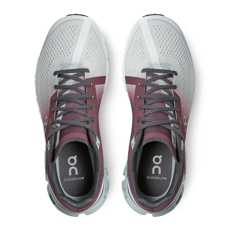 On Running Cloudflow Women's Competition Running Shoes Mulberry | Mineral Grey | XPDCS-0269