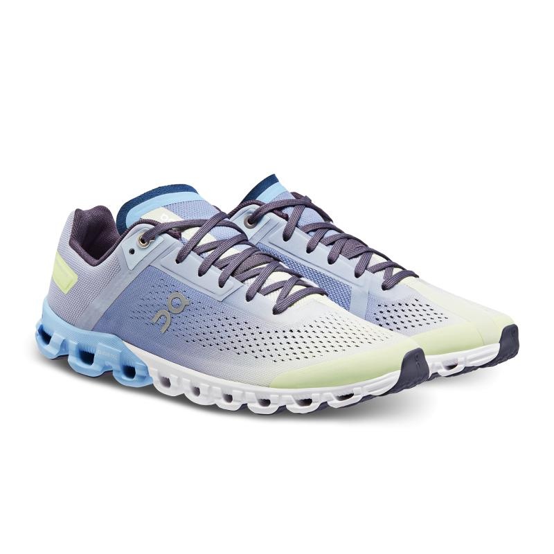 On Running Cloudflow Women's Road Running Shoes Nimbus | Seedling Blue | GBASF-8364