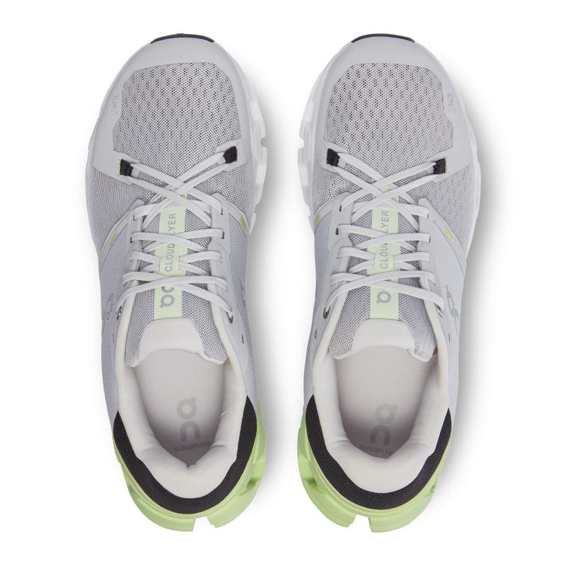 On Running Cloudflyer 4 Men's Road Running Shoes Glacier | Meadow Grey | OUPDS-1739