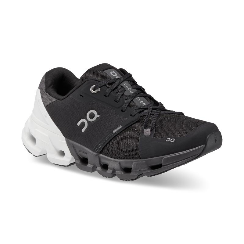 On Running Cloudflyer 4 Women's Road Running Shoes Black | White | ZBFKM-1436