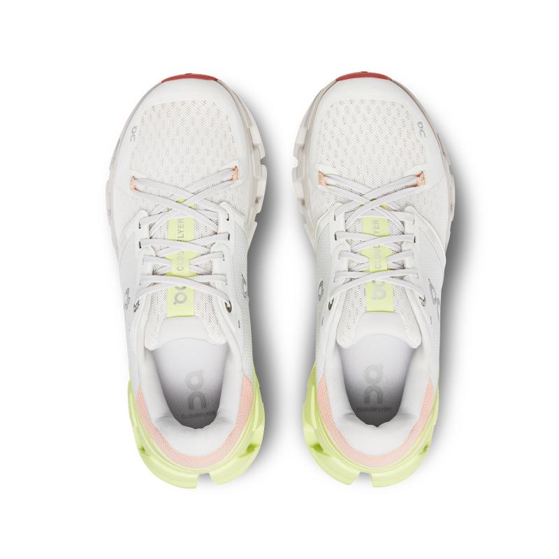 On Running Cloudflyer 4 Women's Road Running Shoes White | Hay | PAUHJ-9316