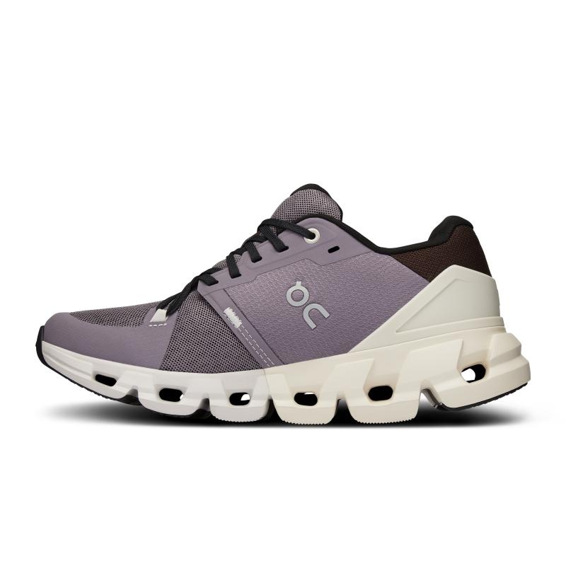 On Running Cloudflyer 4 Women's Road Running Shoes Shark | Pearl Purple | INFVP-1289