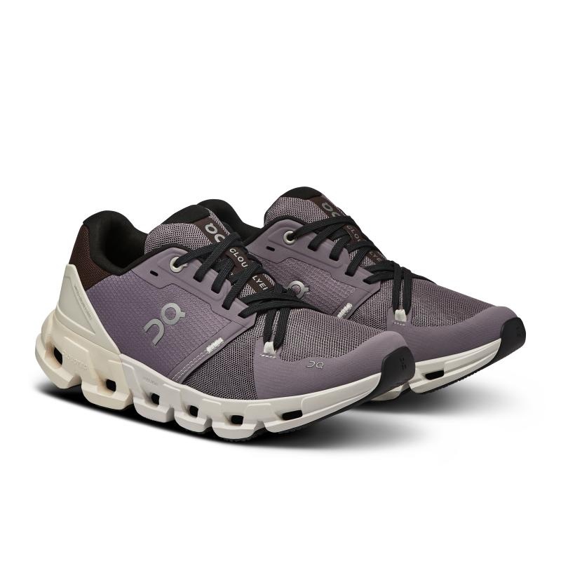 On Running Cloudflyer 4 Women's Road Running Shoes Shark | Pearl Purple | INFVP-1289