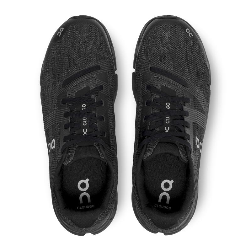 On Running Cloudgo Men's Road Running Shoes Black | Eclipse | XJDNV-3457