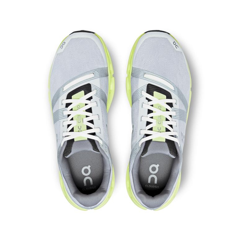 On Running Cloudgo Men's Road Running Shoes Frost | Hay Grey | WUVYC-5640