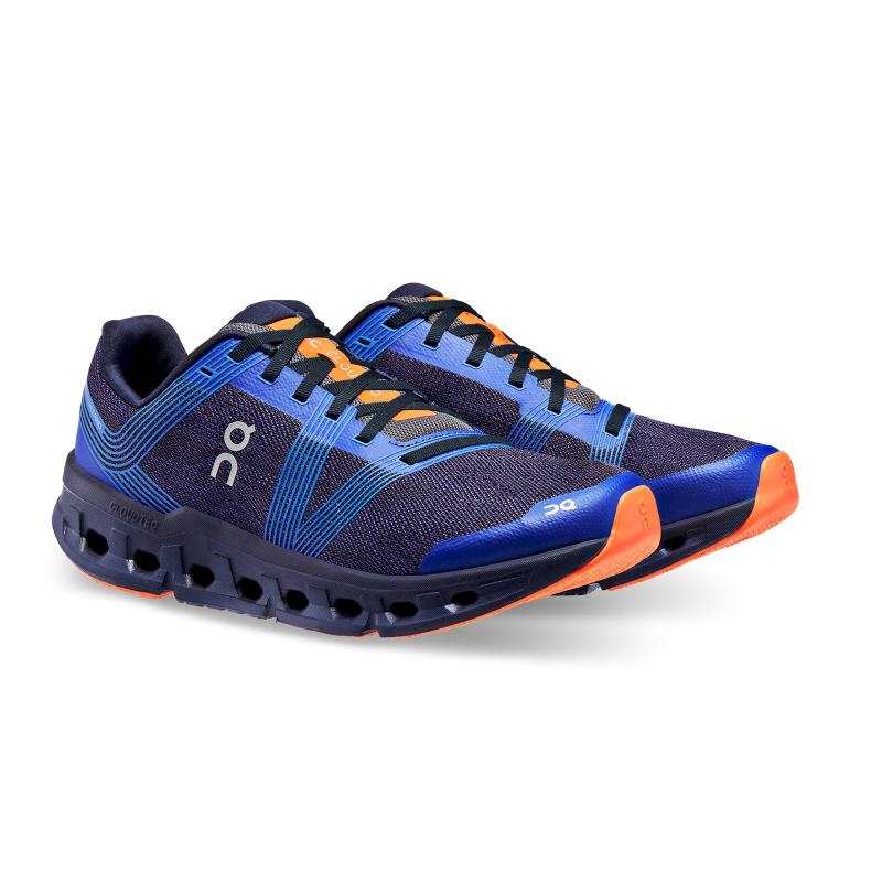 On Running Cloudgo Men's Road Running Shoes Indigo | Ink Blue | ULSDY-5326