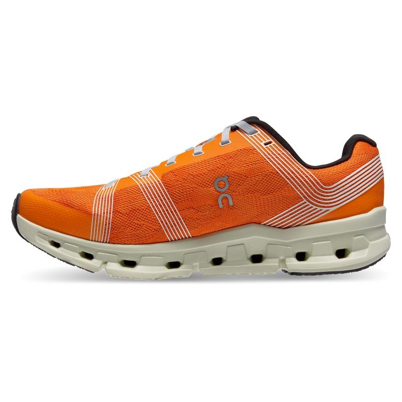 On Running Cloudgo Men's Road Running Shoes Turmeric | Aloe Orange | SHXOM-1867