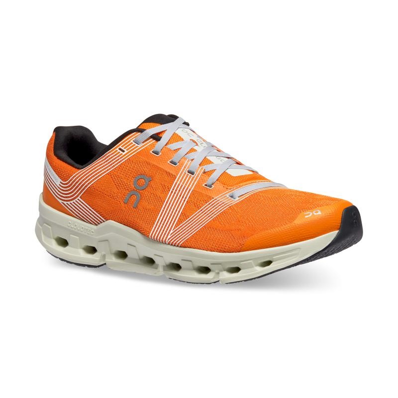 On Running Cloudgo Men's Road Running Shoes Turmeric | Aloe Orange | SHXOM-1867