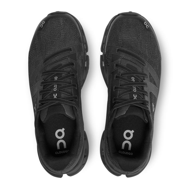 On Running Cloudgo Wide Men's Road Running Shoes Black | Eclipse | AKCBU-5413