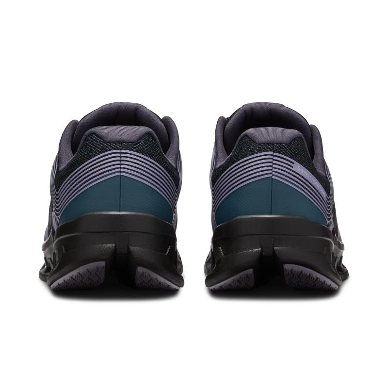 On Running Cloudgo Wide Men's Road Running Shoes Storm | Magnet Black | PGQDU-6047