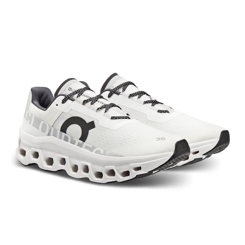 On Running Cloudmonster Men's Road Running Shoes Undyed-White | White | OMZRQ-4196