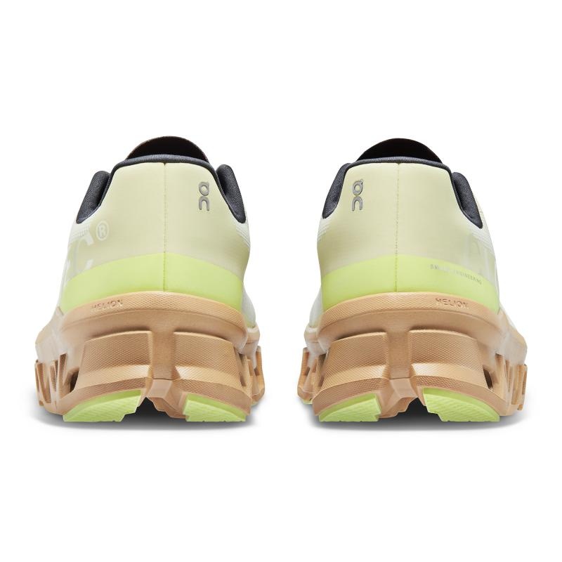 On Running Cloudmonster Men's Road Running Shoes Cream | Dune Yellow | FUBEM-2810