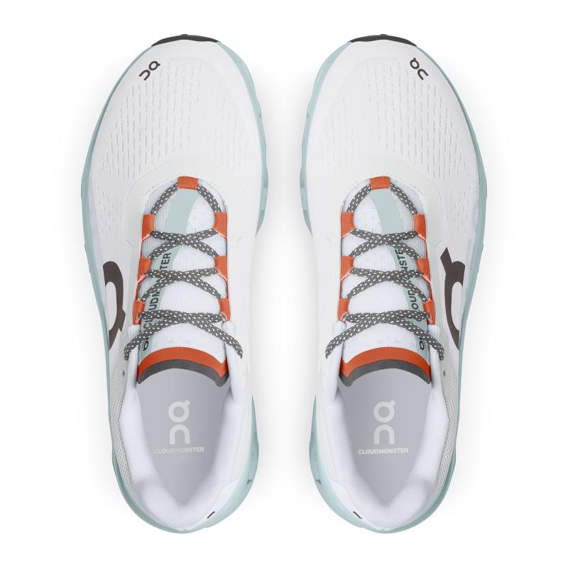 On Running Cloudmonster Men's Road Running Shoes Frost | Surf Grey | BPIQC-2903