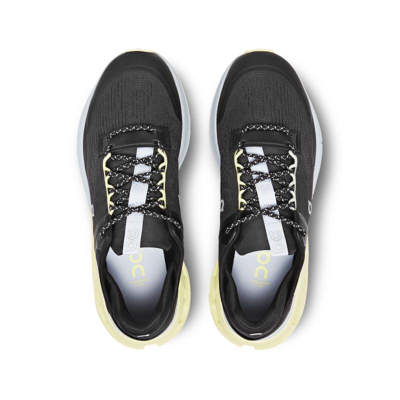 On Running Cloudnova Flux Women's Lifestyle Shoes Black | Hay | TUBFV-8462