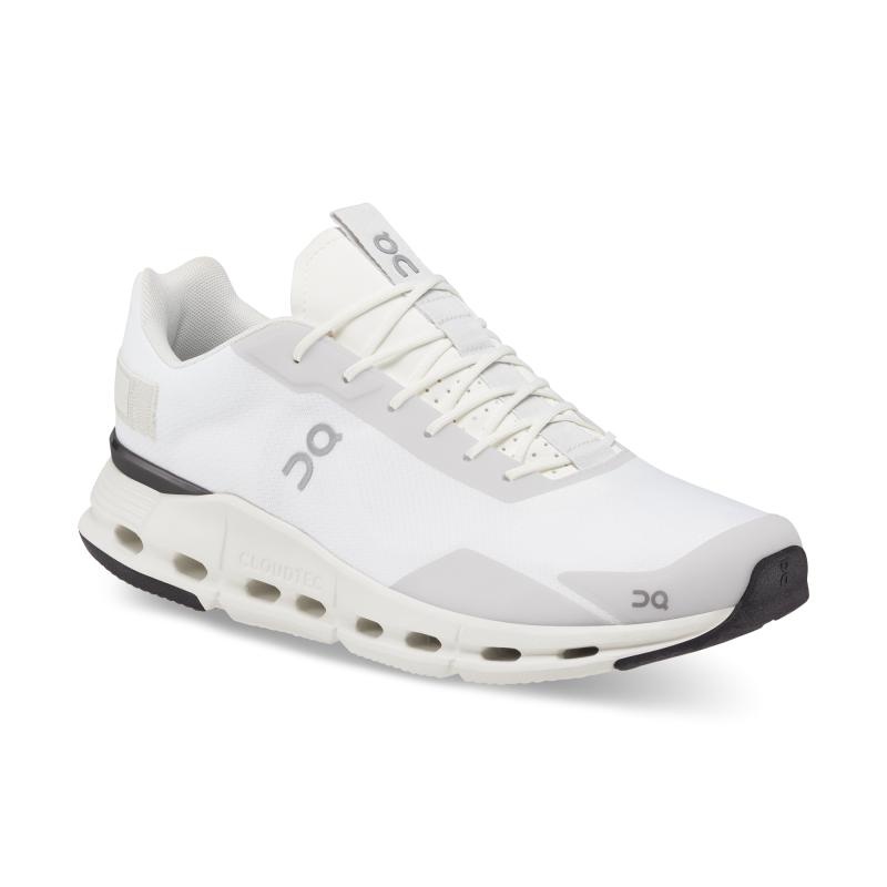 On Running Cloudnova Form Men's Life Shoes White | Eclipse | CAGLR-0724