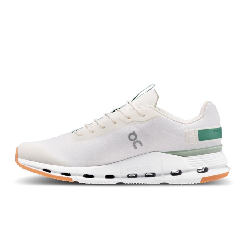 On Running Cloudnova Form Men's Life Shoes White | Green | BERTZ-7136