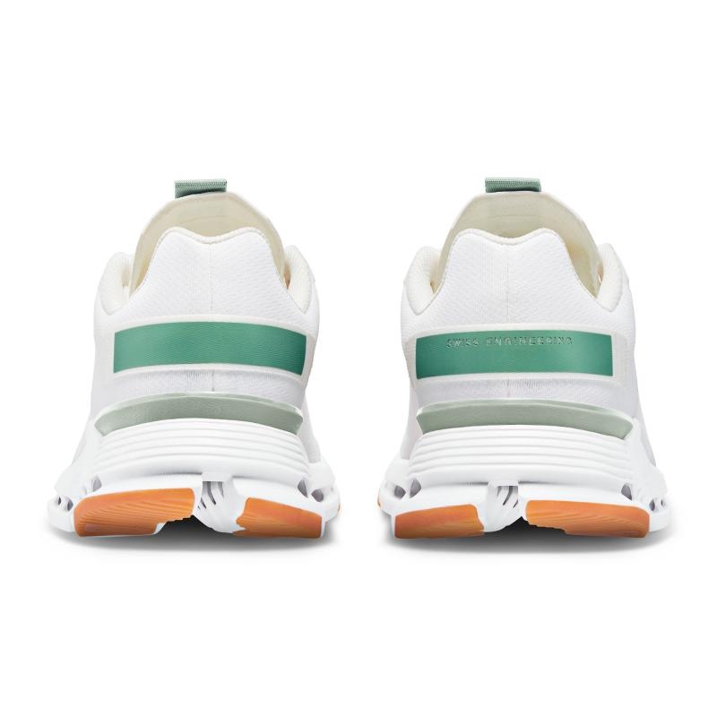 On Running Cloudnova Form Men's Life Shoes White | Green | BERTZ-7136