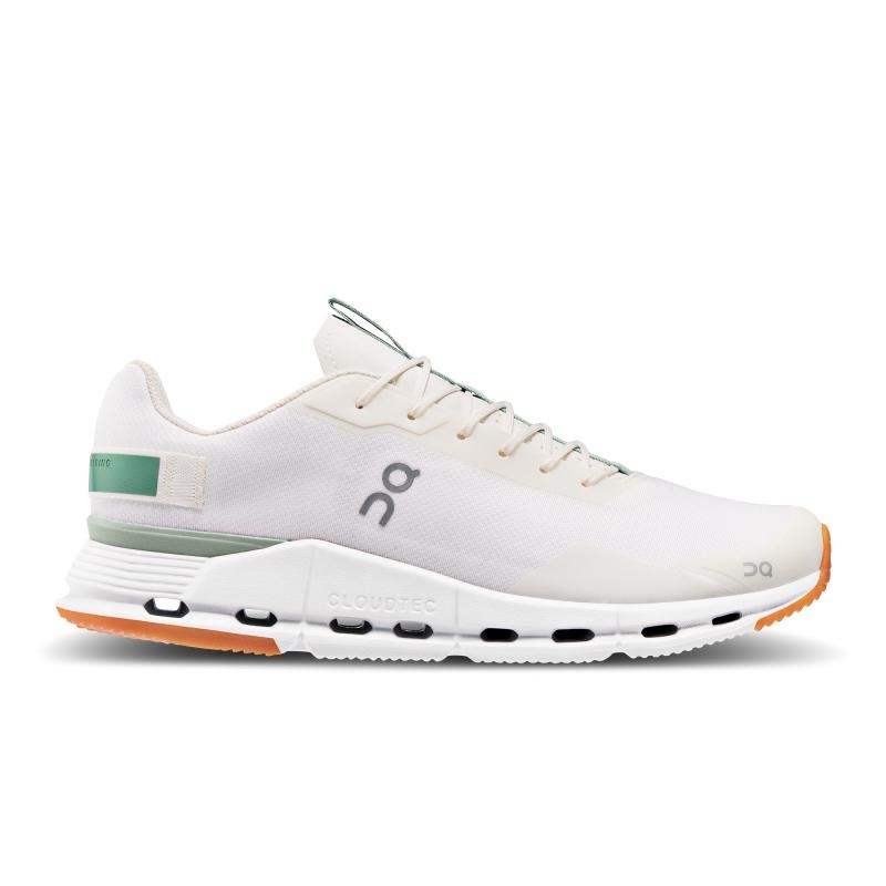 On Running Cloudnova Form Men\'s Life Shoes White | Green | BERTZ-7136