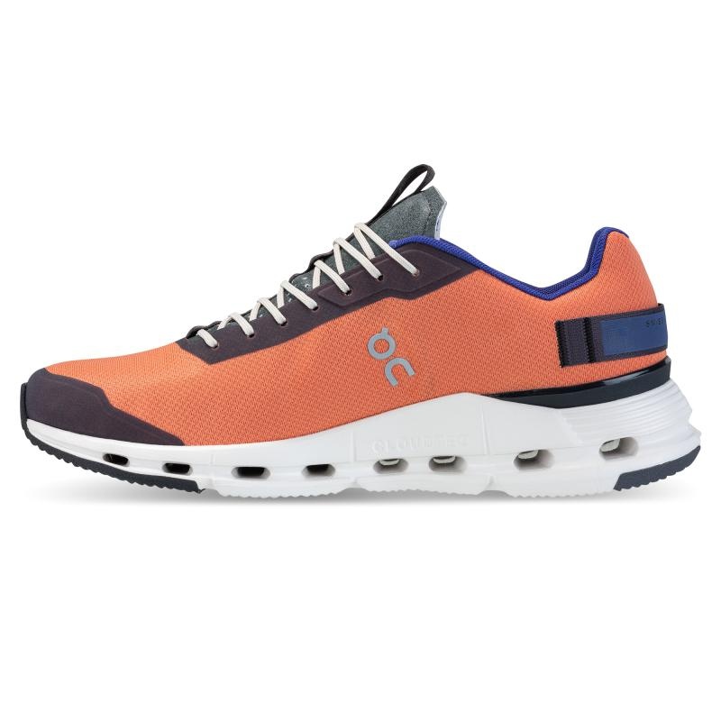 On Running Cloudnova Form Men's Life Shoes Terracotta | Forest Orange | QGTNV-2189