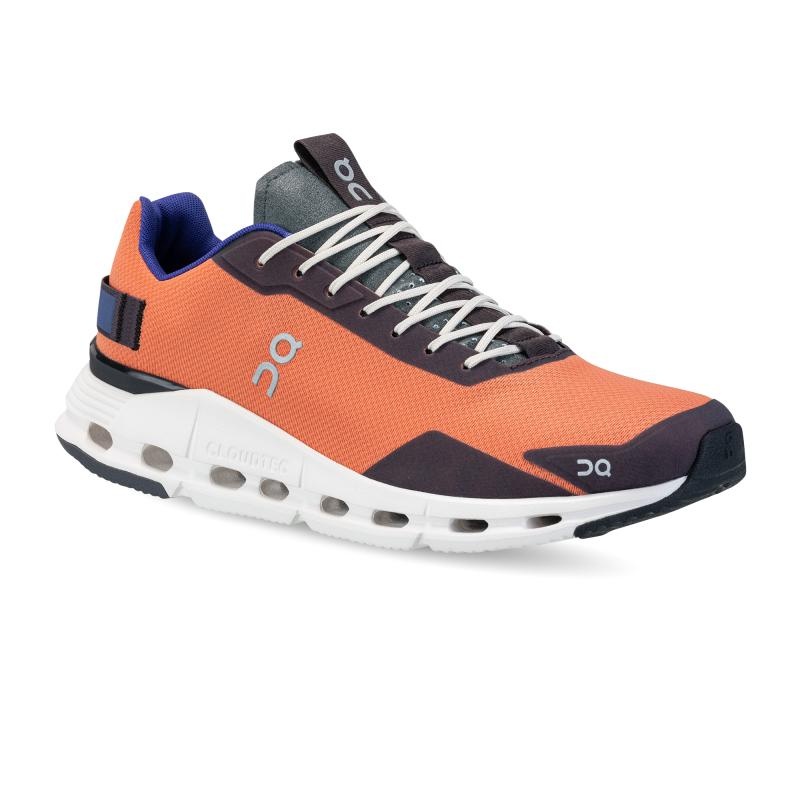 On Running Cloudnova Form Men's Life Shoes Terracotta | Forest Orange | QGTNV-2189