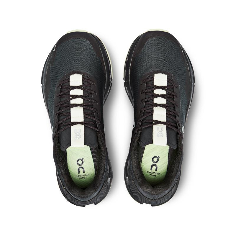 On Running Cloudnova Form Women's Lifestyle Shoes Black | Hay | PSMNK-1385