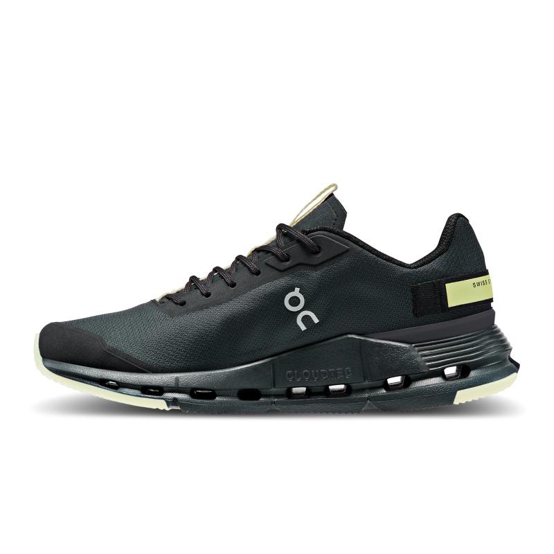 On Running Cloudnova Form Women's Lifestyle Shoes Black | Hay | PSMNK-1385