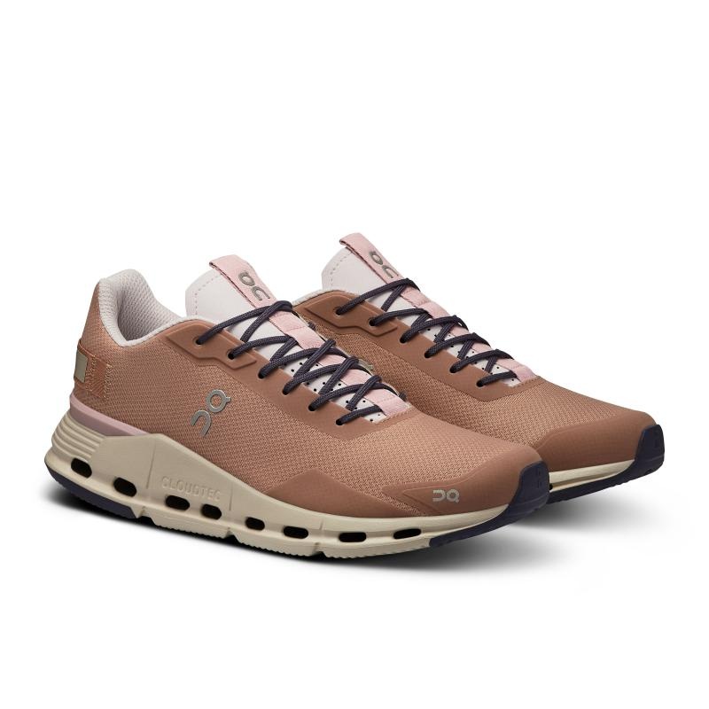 On Running Cloudnova Form Women's Lifestyle Shoes Rosebrown | Orchid | CRBGO-0658