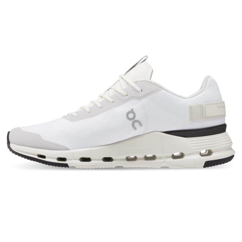 On Running Cloudnova Form Women's Lifestyle Shoes White | Eclipse | JXZKR-3972