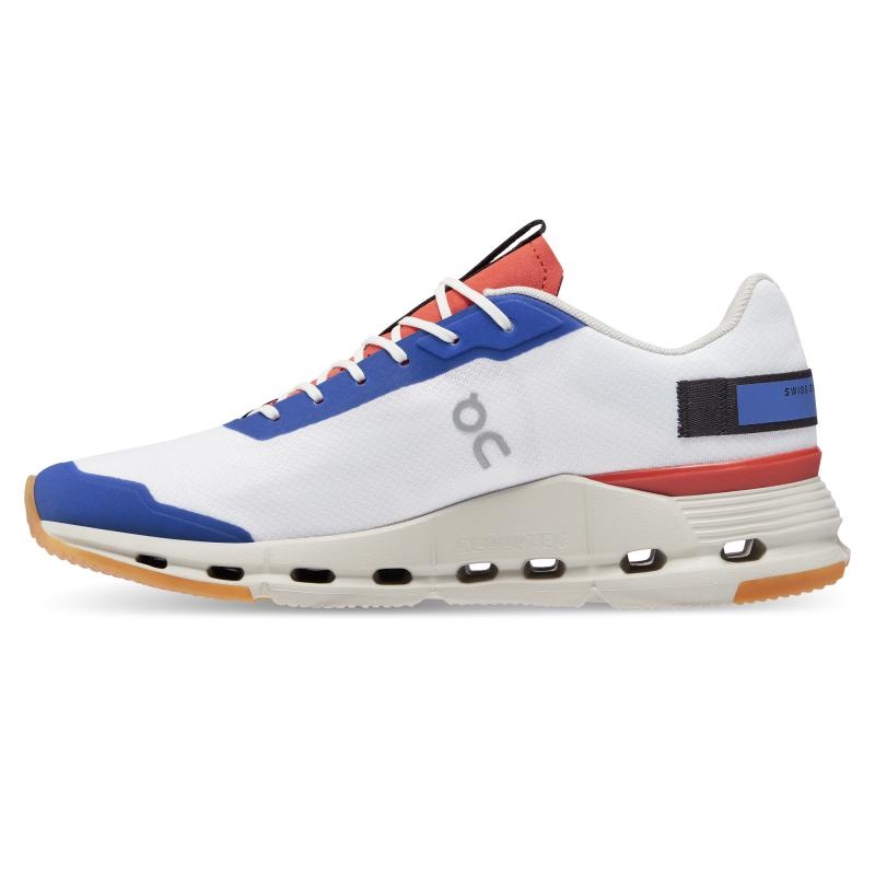 On Running Cloudnova Form Women's Lifestyle Shoes White | Rust | OMCBW-2897