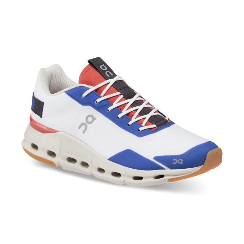 On Running Cloudnova Form Women's Lifestyle Shoes White | Rust | OMCBW-2897