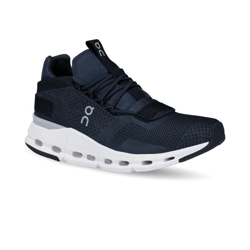 On Running Cloudnova Men's Life Shoes Navy | White | SQKXF-3905