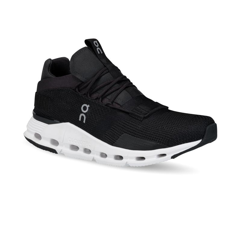 On Running Cloudnova Men's Life Shoes Phantom | White | DQFSU-8527