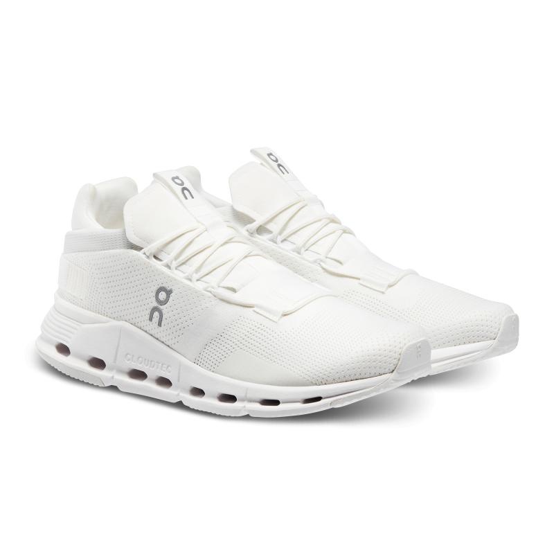 On Running Cloudnova Men's Life Shoes Undyed-White | White | TFYQS-5617